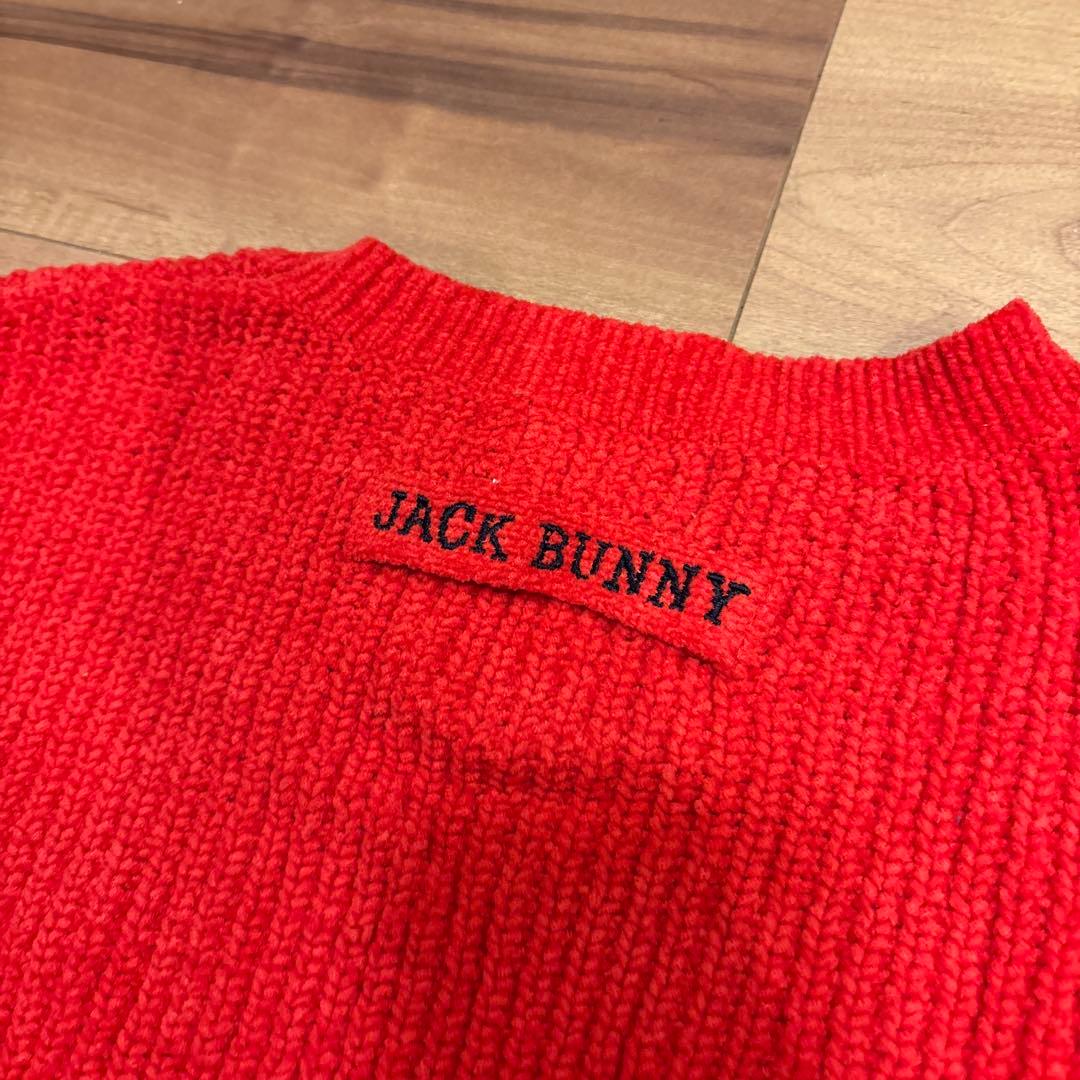 Jack Bunny ジャックバニー ニットセーター レッド S