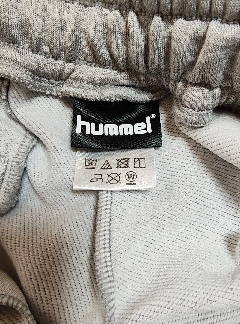 【極美品】【上下セットアップ】hummel スウェットジャージ フード グレー