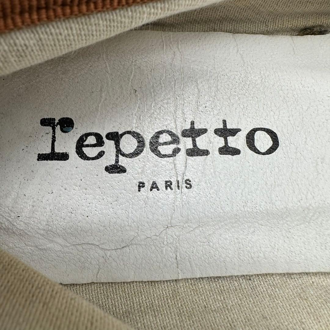 【repetto】 レペット バレエシューズ フラットシューズ レザー ブラウン