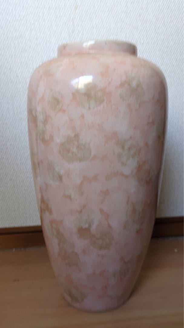 陶器とクリスタルの花瓶セット
