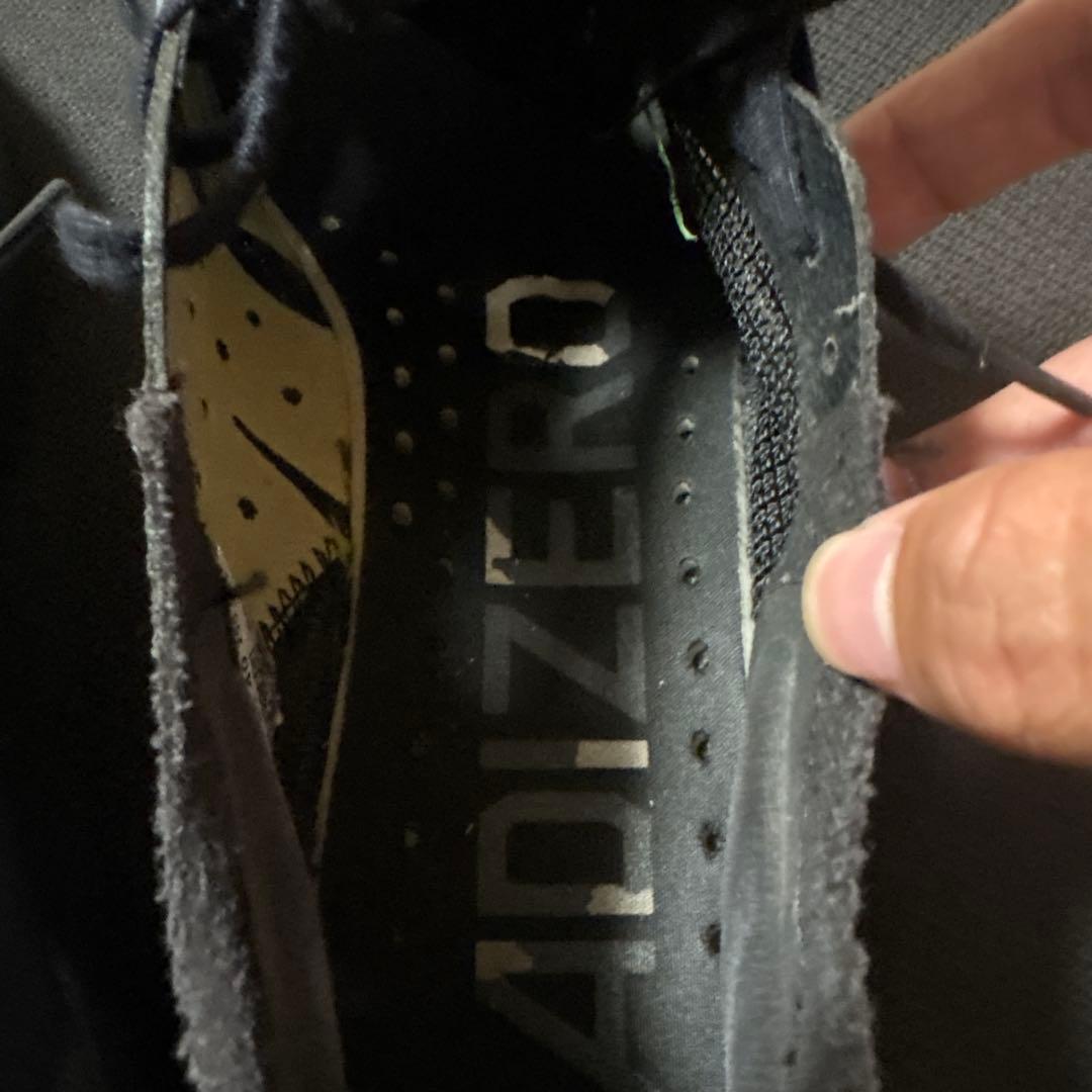 adidas ADIZERO ランニングシューズブラック/ホワイト