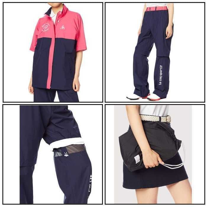le coq sportif レディース レインウェア　上下セット