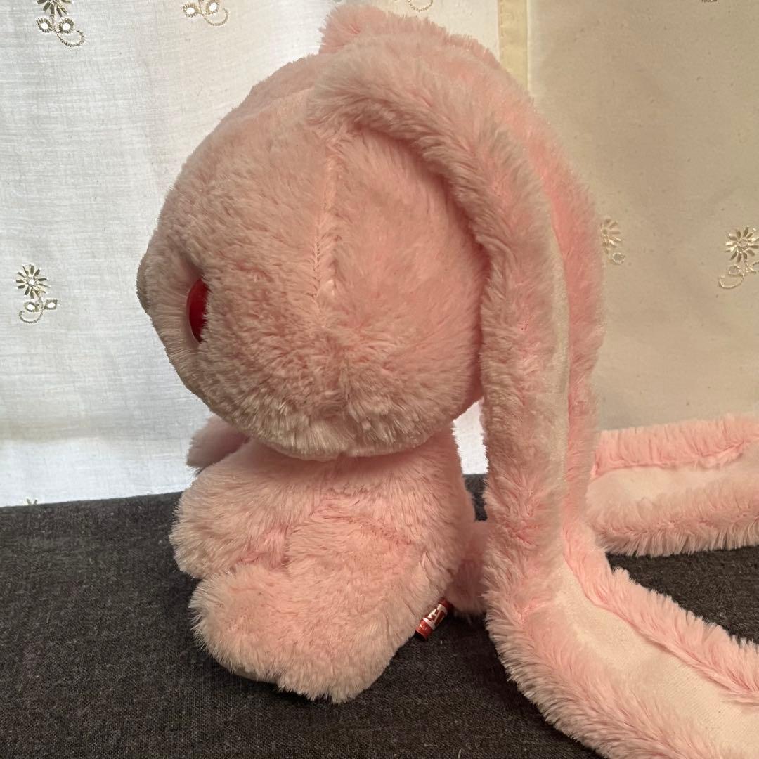 汎用うさぎ 冬毛 ピンク ぬいぐるみ