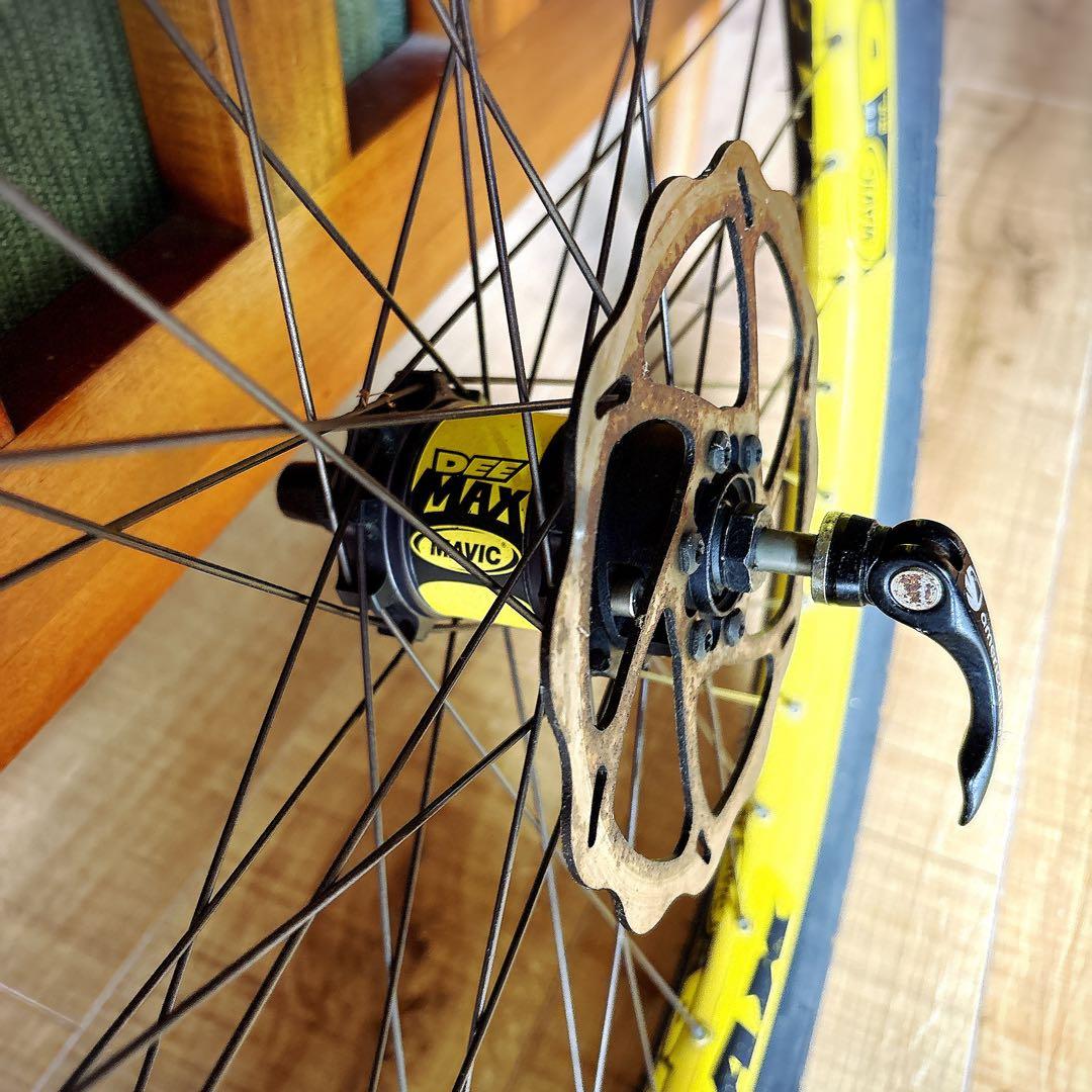 Mavic Deemax 完組フロントホイール 希少9mm クイックリリースハブ