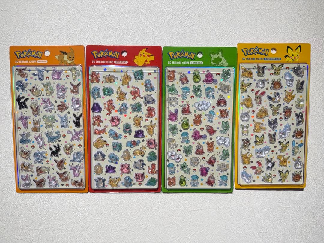 韓国限定 ポケモン&ポケピース 8セット