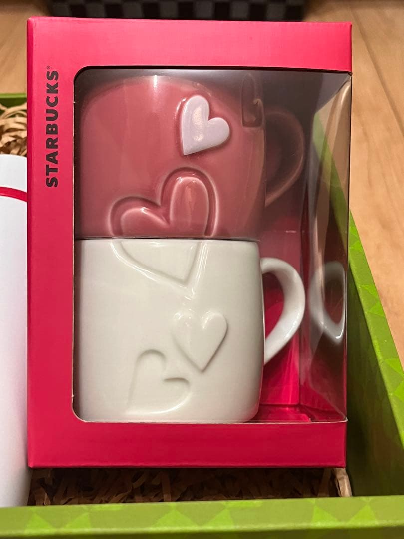 【新品未使用】STARBUCKS バレンタイン タンブラー　マグカップ　セット