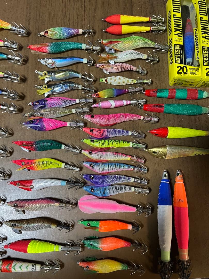 イカメタル　オモリグ　大量セット　美品　ヤリイカ　ケンサキ