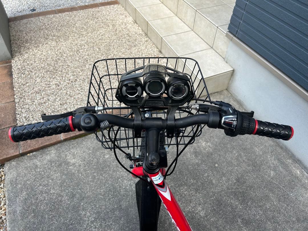 24インチ男の子自転車 レッド