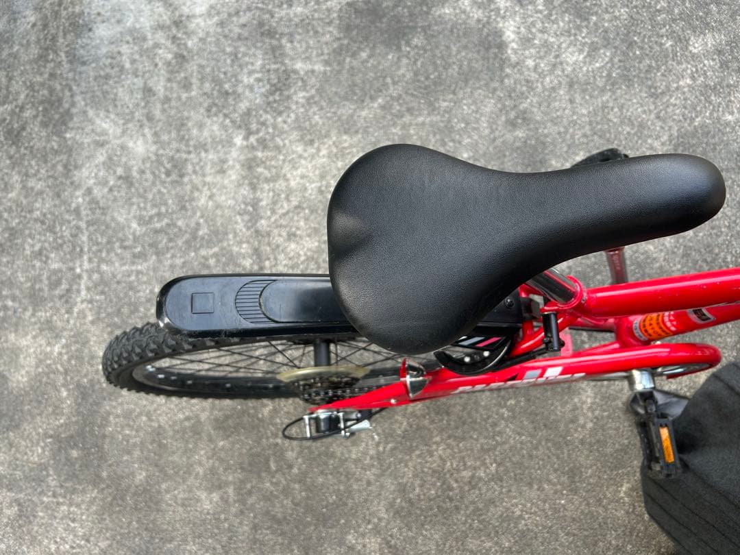 24インチ男の子自転車 レッド