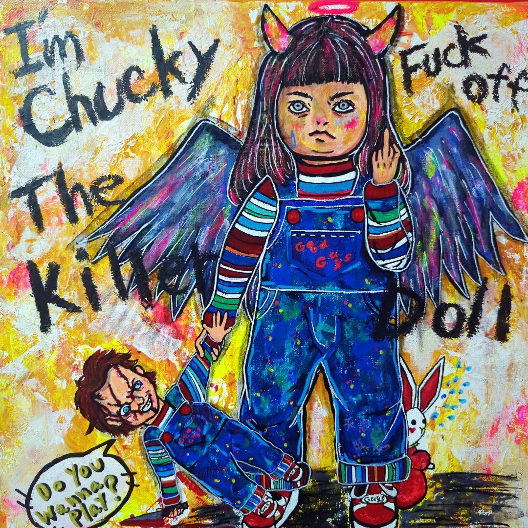 【一点物アート/SALE】I'm a Killer Doll!【S4号】