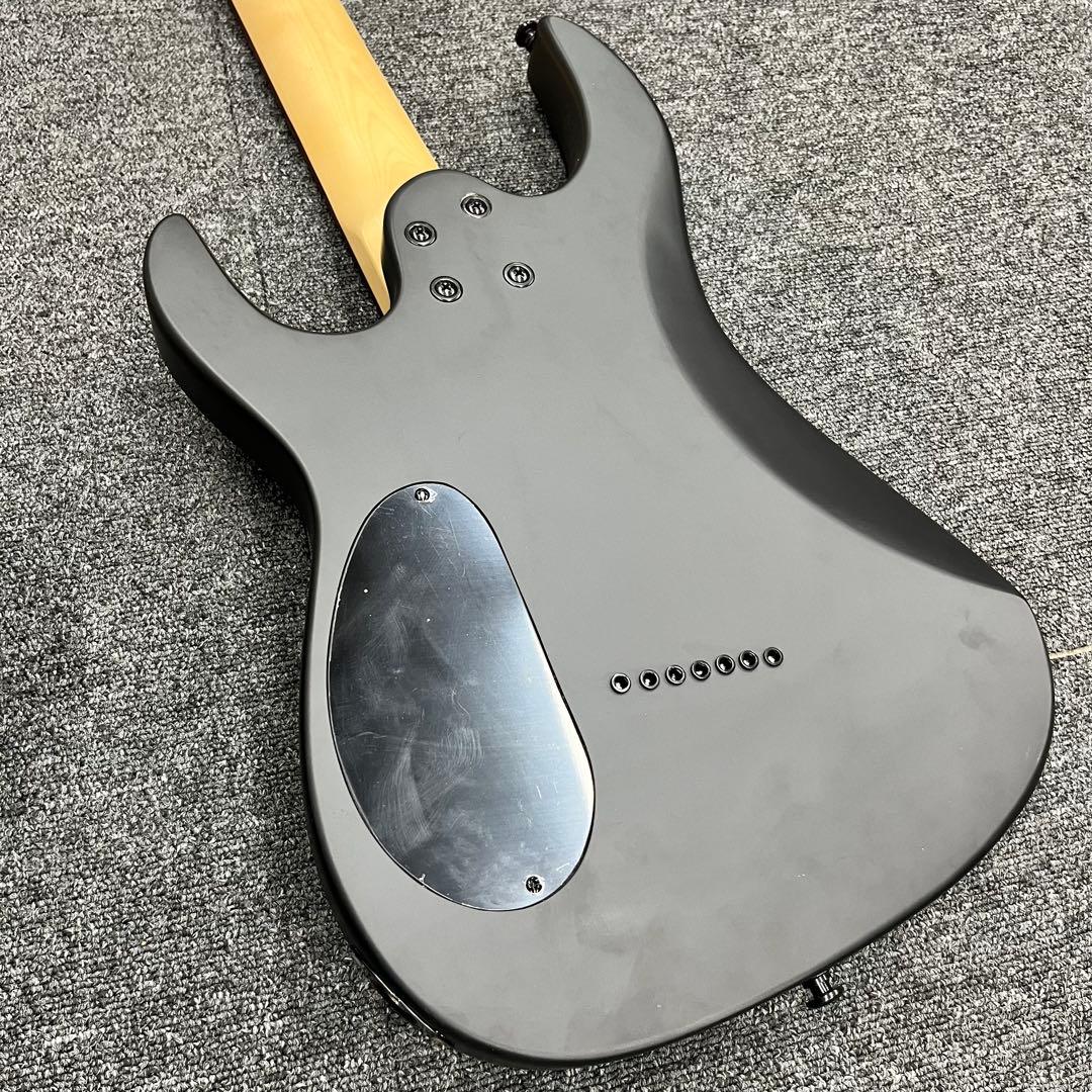 【11892】【新品】7弦ギター ファンフレット マルチスケール ブラック