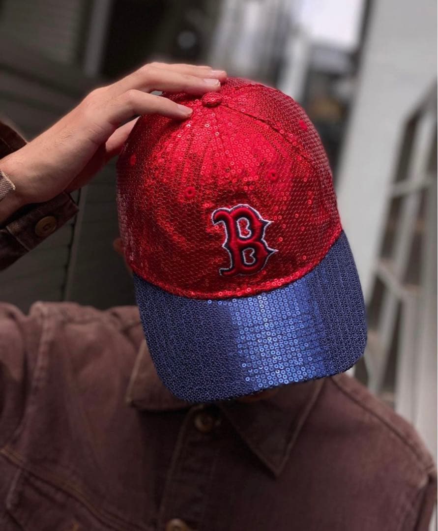 NEW ERA レッドソックス スパンコール