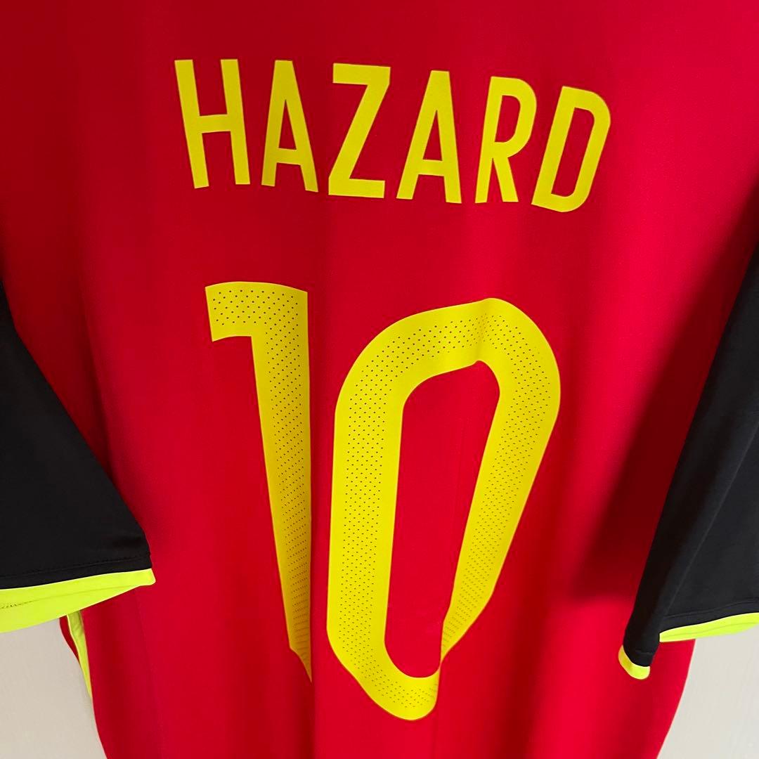 ベルギー代表2016ホーム　アザール　サッカーユニフォーム　adidas
