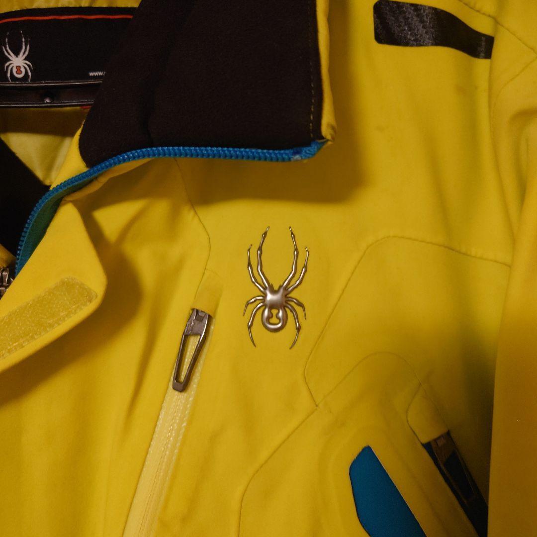 Spyder イエロー スキーウェア フード付き