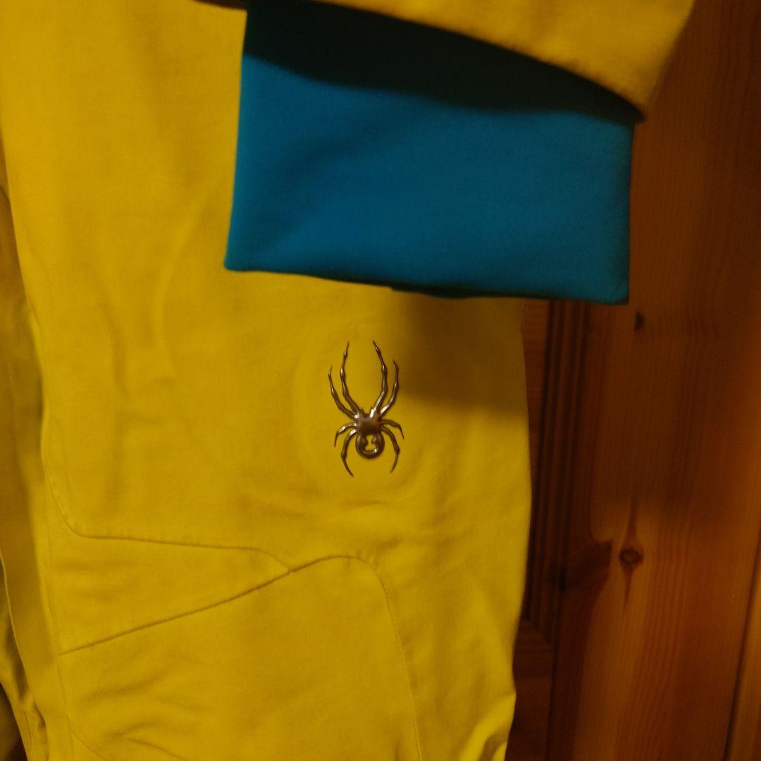 Spyder イエロー スキーウェア フード付き