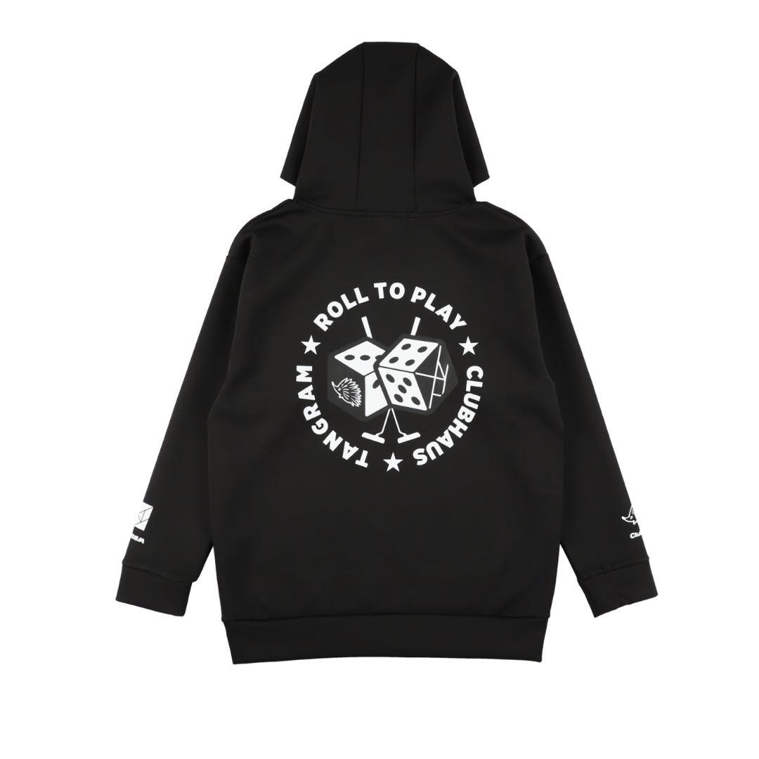 新品CLUBHAUS×TANGRAM コラボ ダンボールニットパーカー ブラック