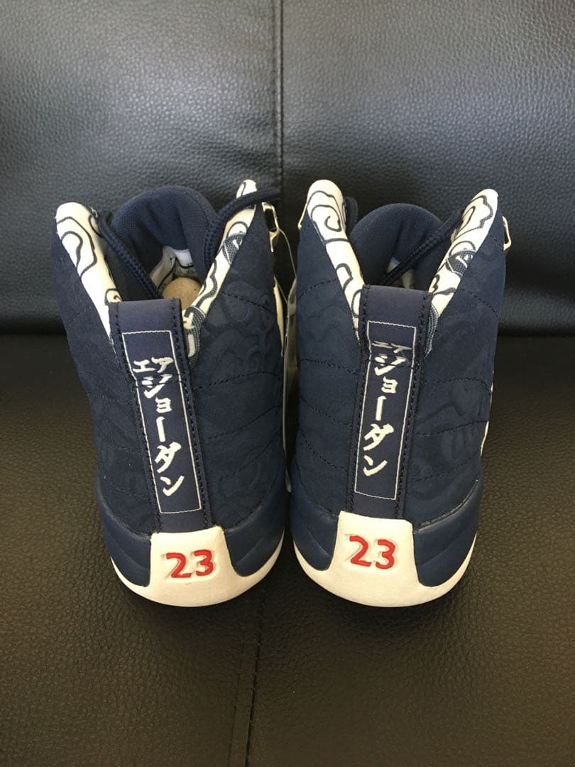 Air Jordan 12 ネイビー/ホワイト