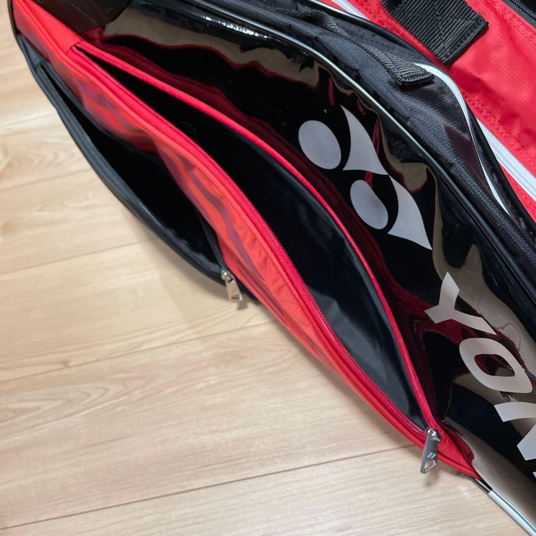 YONEX ラケットバッグ 黒/赤