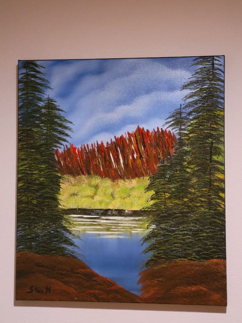 絵画 Red Mountain
