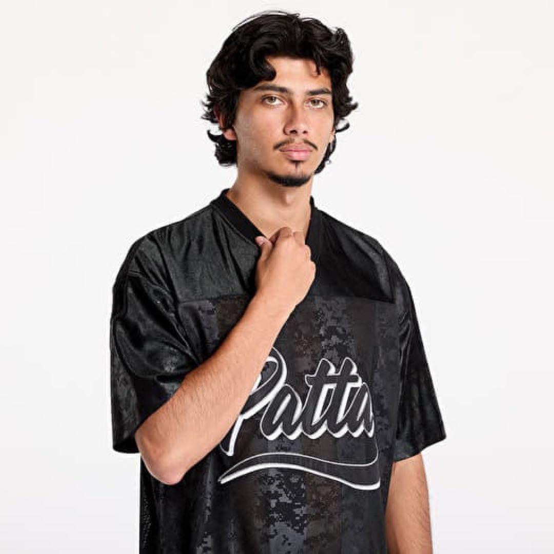 新品未使用 Patta パタ フットボールシャツ 黒 BEAMS XL
