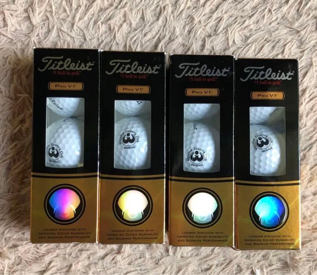 未使用品 Waialae CC PRO V1 12球 & ウォーターボトル