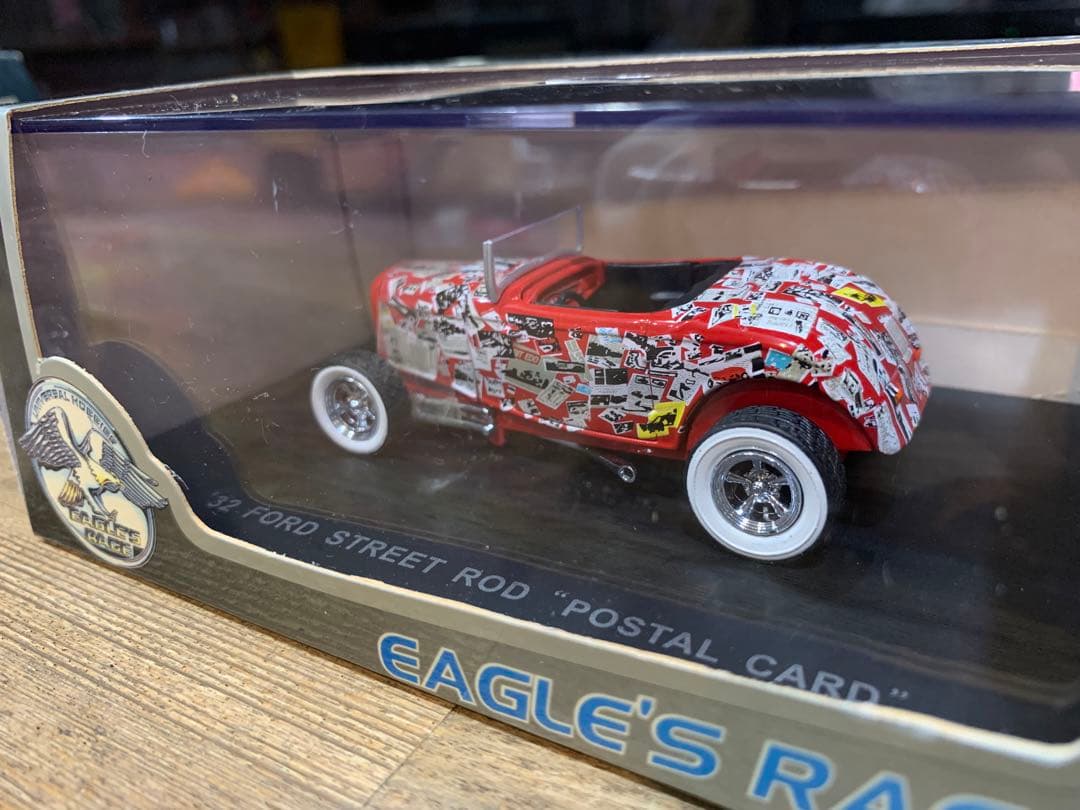 Ford street ROD POSTALCARD ミニカー　1/43