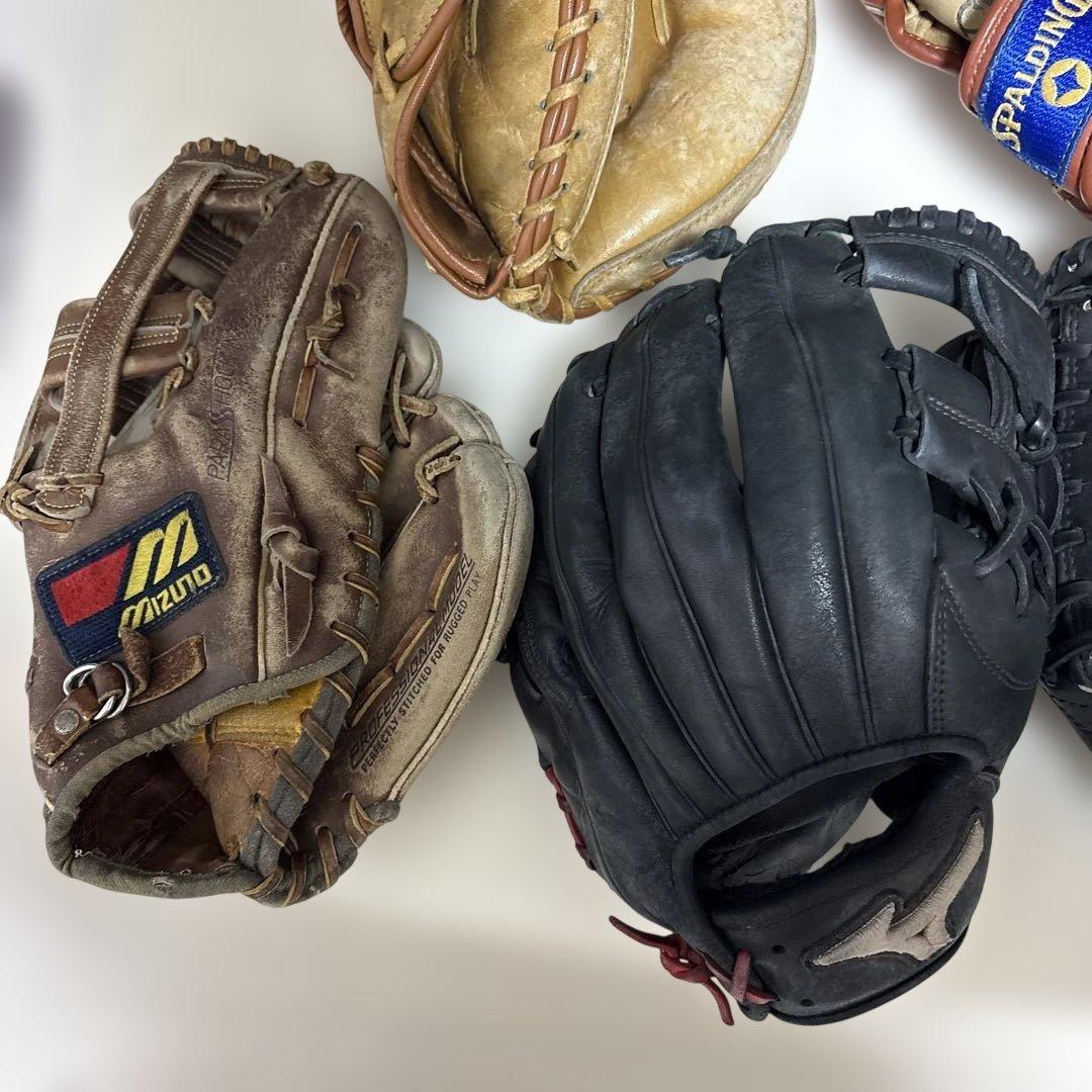 野球　グローブ　まとめ売り　7個