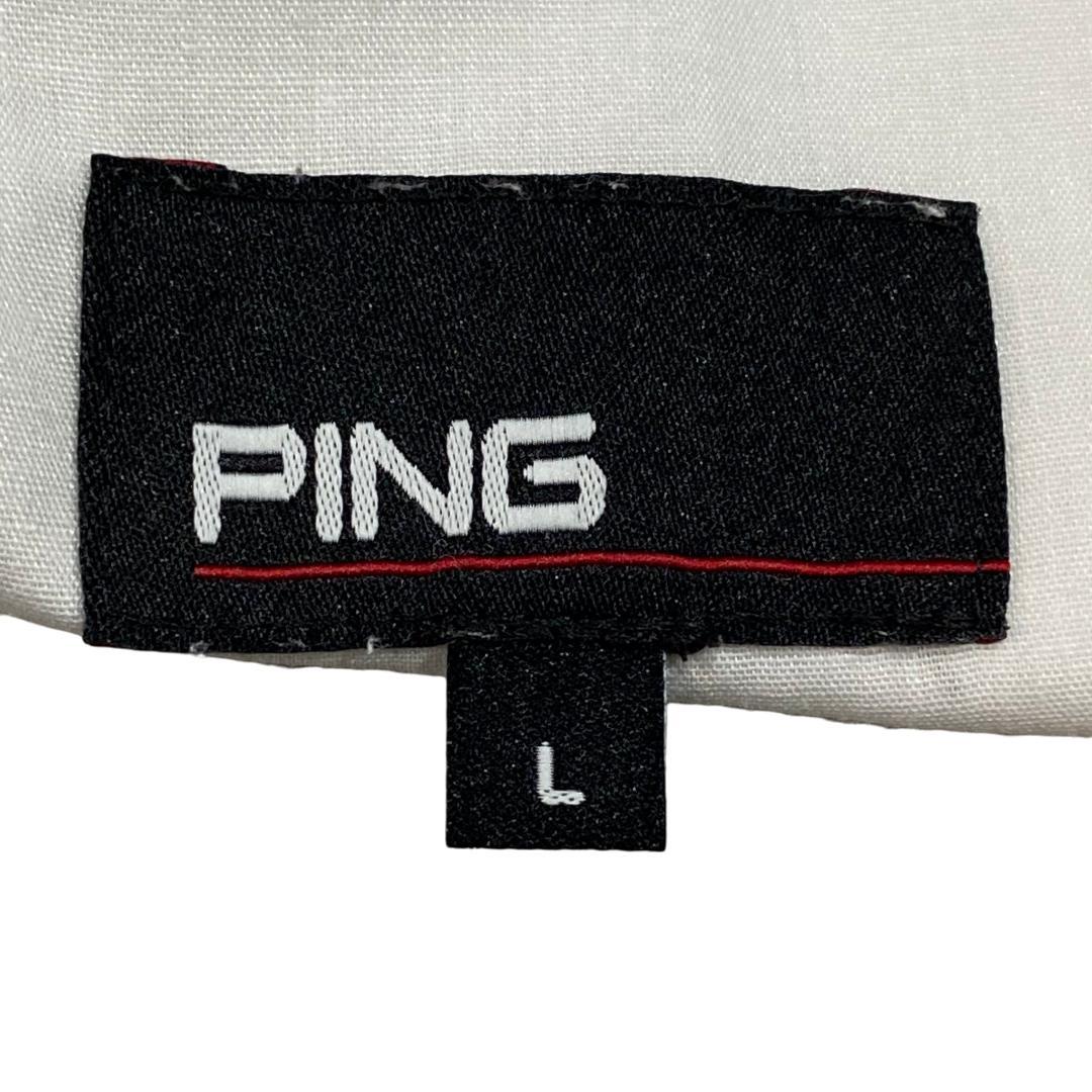 PING ピン 撥水 ショートパンツ L グレー ブラック ゴルフ メンズ