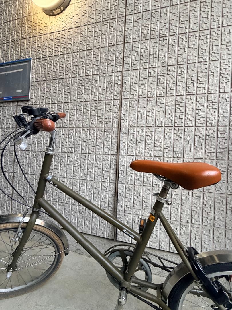 自転車 Norway OSLO シティサイクル ベージュ 引き取り限定