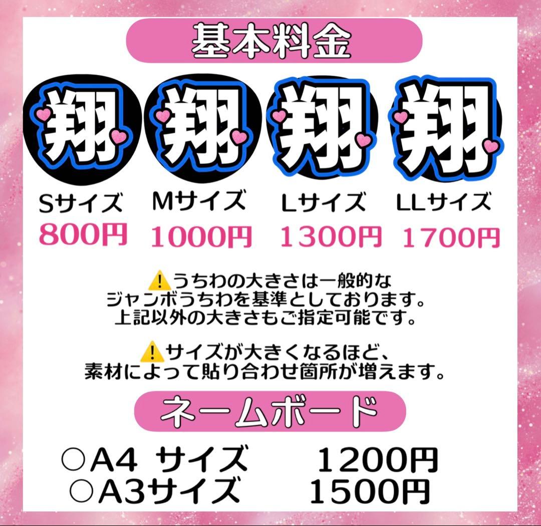 せ様　うちわ　文字　オーダー　パネル　ネームボード　ハングル
