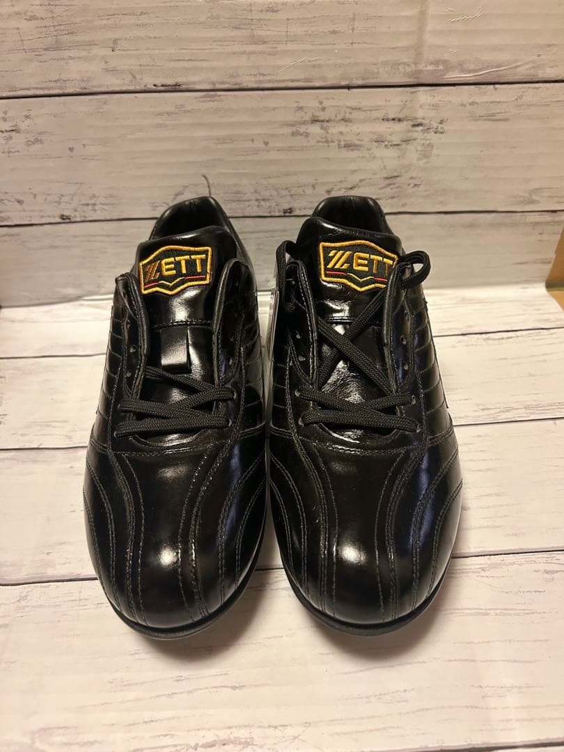 【新品・未使用】野球　スパイク　黒　26.5㎝　ゼット　プロステイタス　金具
