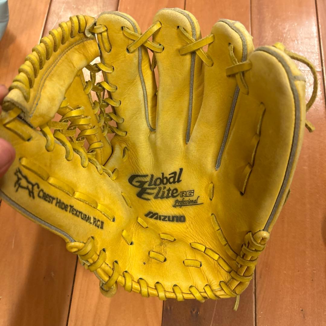 Mizuno Global Elite 軟式グローブ イエロー　最終値下げ！