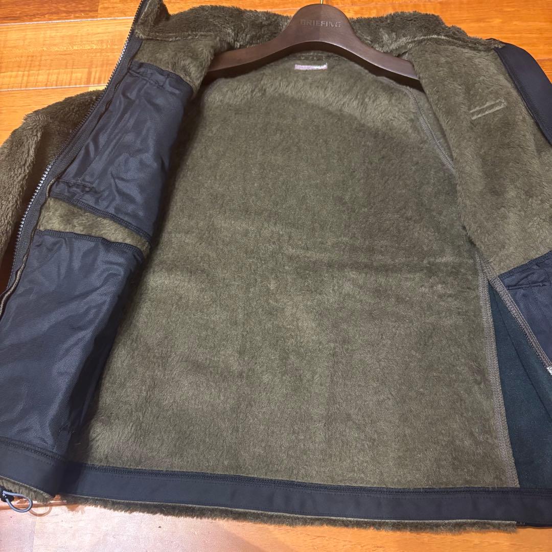 BRIEFING GOLF ボアフリース　カーキ　レディース　S