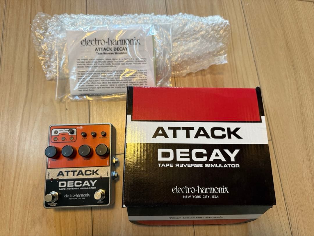 electro-harmonix ATTACK DECAY ファズ ディケイ