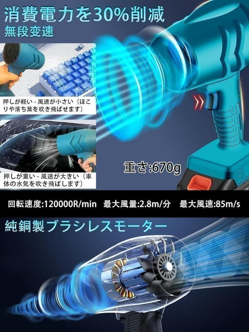 ☀️本体のみ☀️草刈り機 充電式 ブロワー付 18V 互換 刃幅23-25