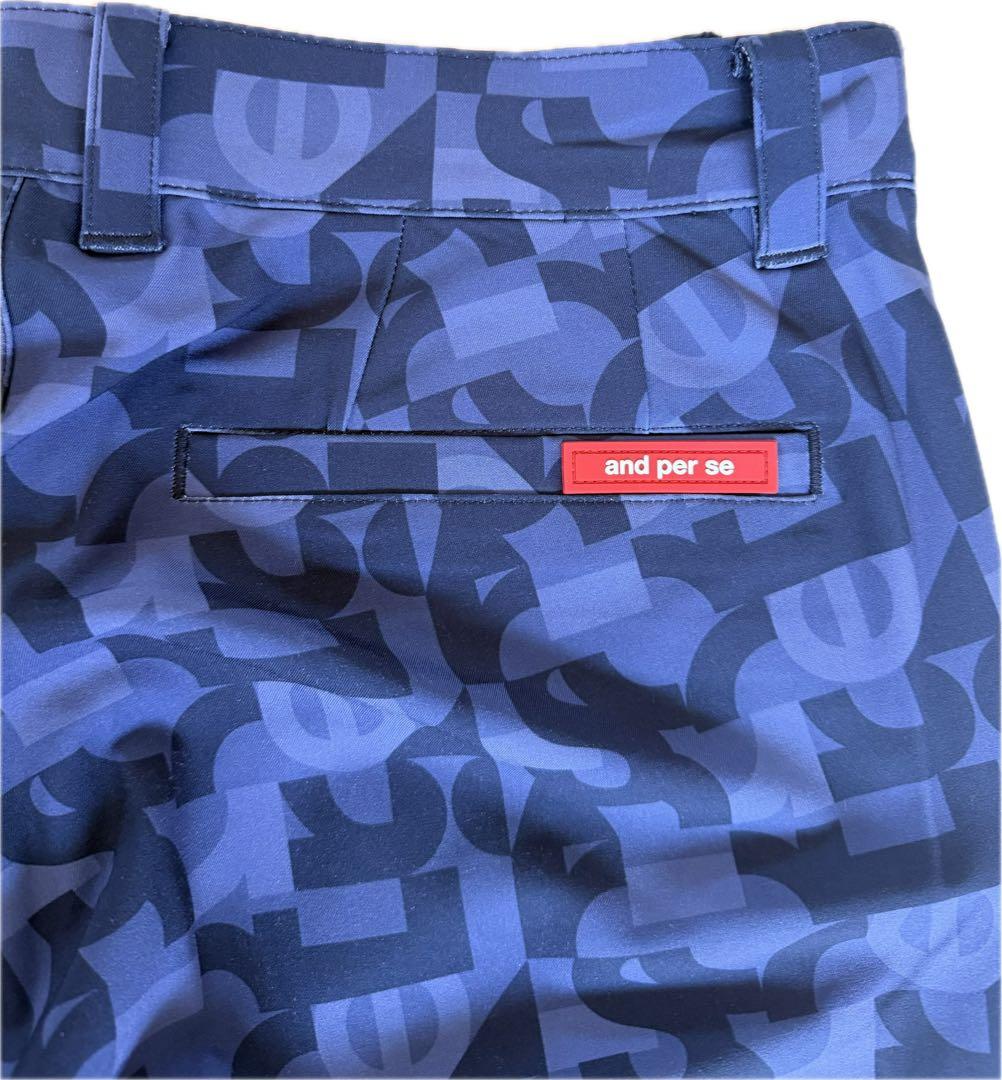 【新品】アンパスィ and per se ゴルフウェア ロングパンツ XL