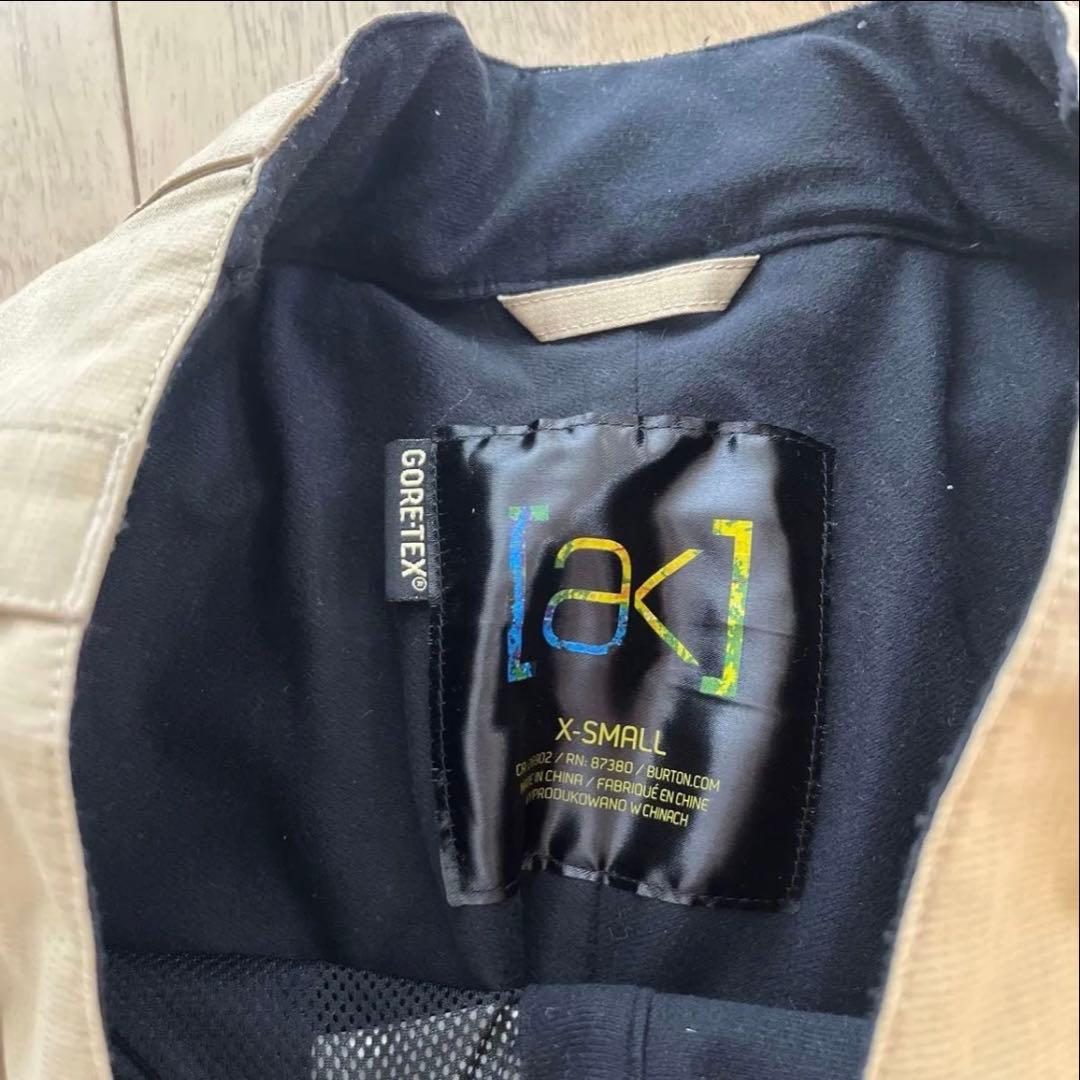 BURTON ak スノーボード ウェア パンツ ベージュ XS ゴアテックス
