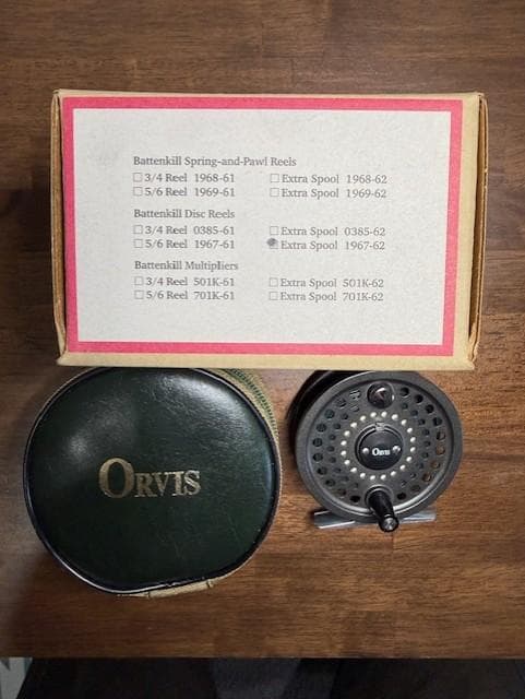 Orvis Battenkill DISC＃5/6フライリール　替えスプール2個