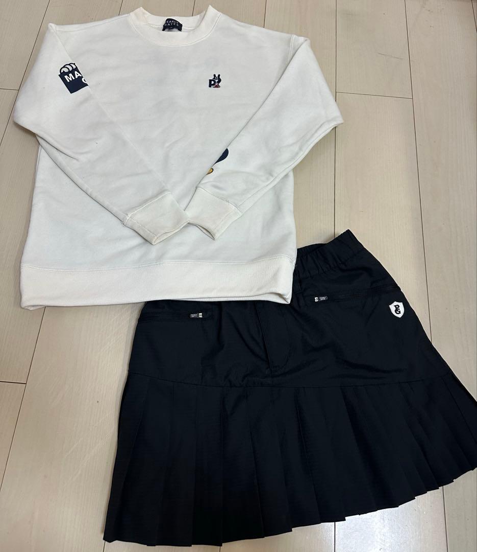 パーリーゲイツ　トレーナー&スカート