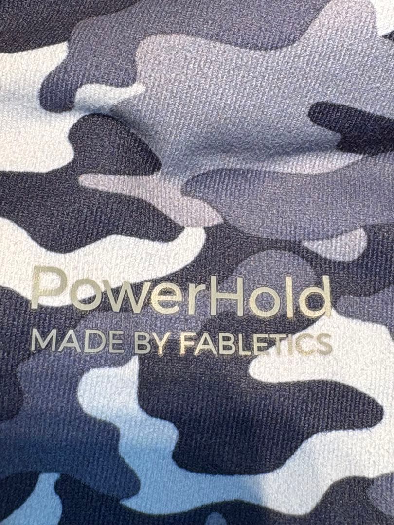 美品ヨガウエアFabletics PowerHold カモフラージュ　XS