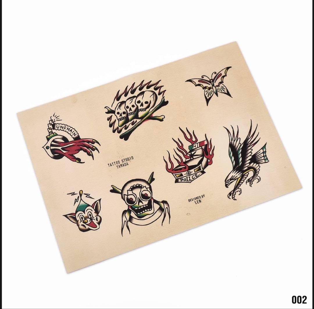 TATOO STUDIO YAMADA 7枚セット ポスター タトゥーフラッシュ