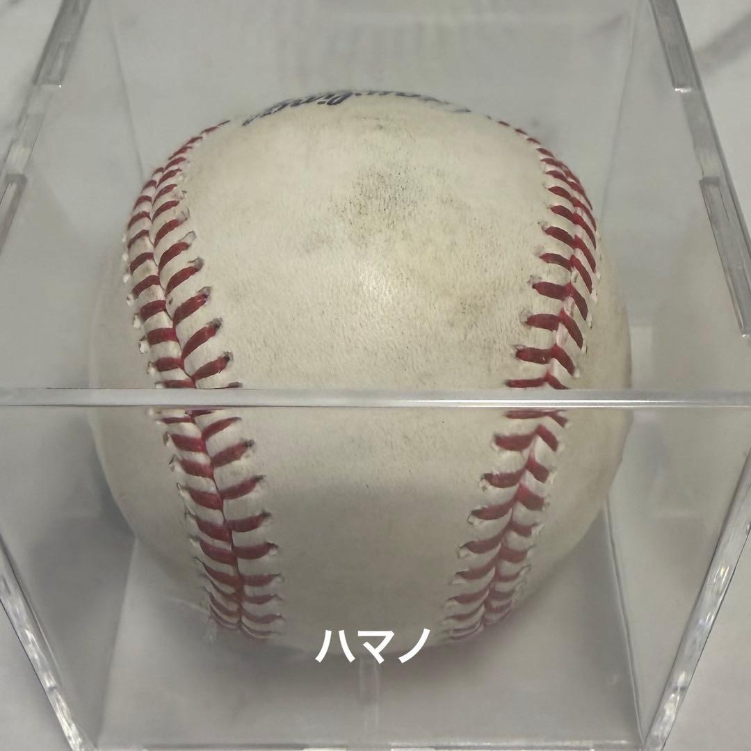 大谷翔平 実投球ボール オラクルパーク 本人投球キャッチ 動画あり MLB公式球