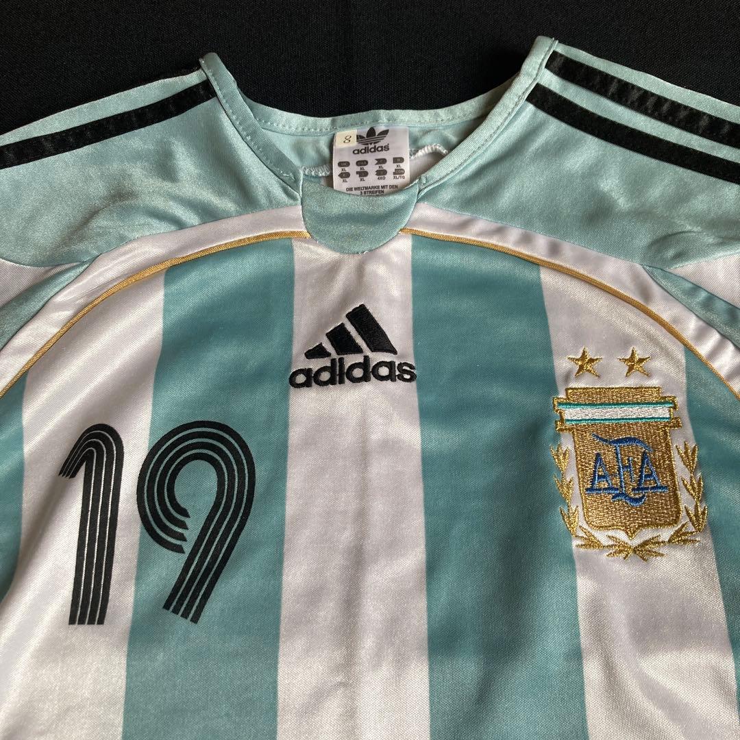 Messi アルゼンチン代表 リオネル メッシ　ルーキー19番　adidas