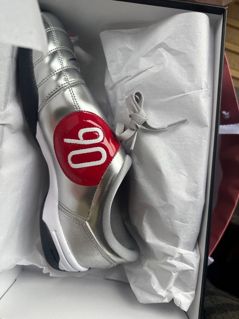 シューズ Nike Total 90 llic Silver and Black