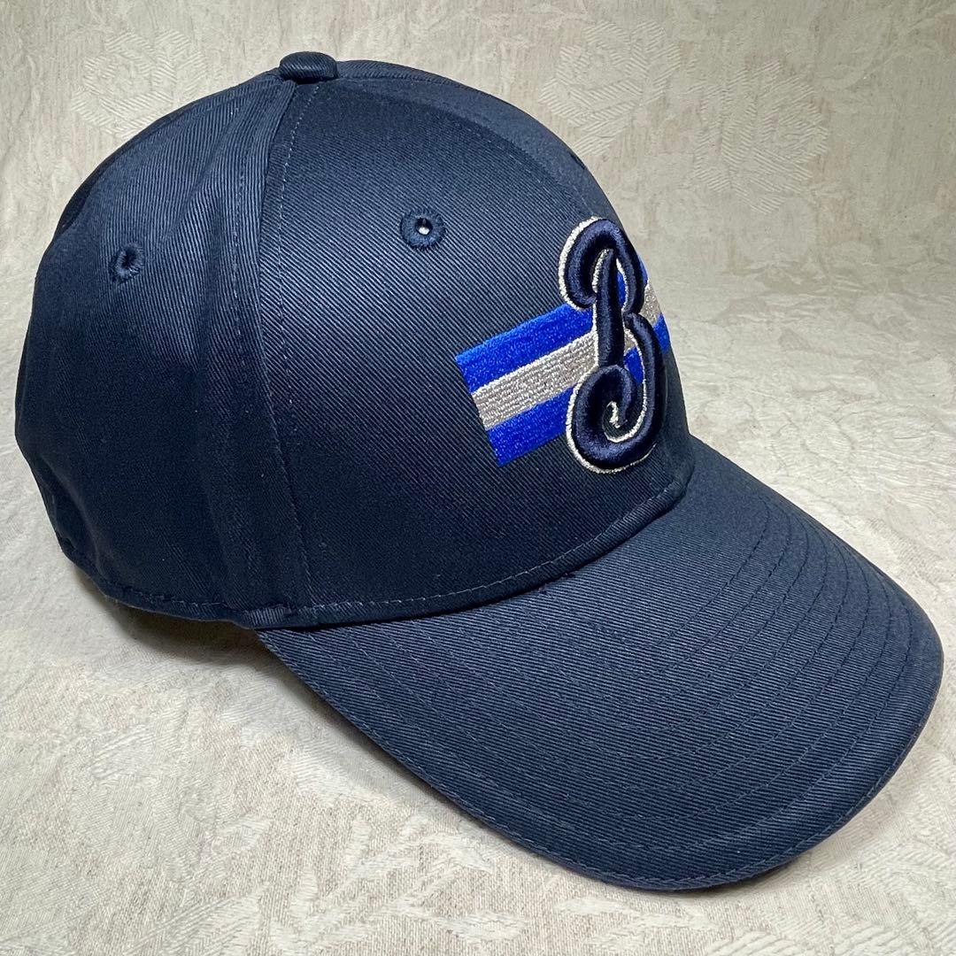 横浜ベイスターズ NEW ERA キャップ 旧ロゴ β ベータ 09 紺