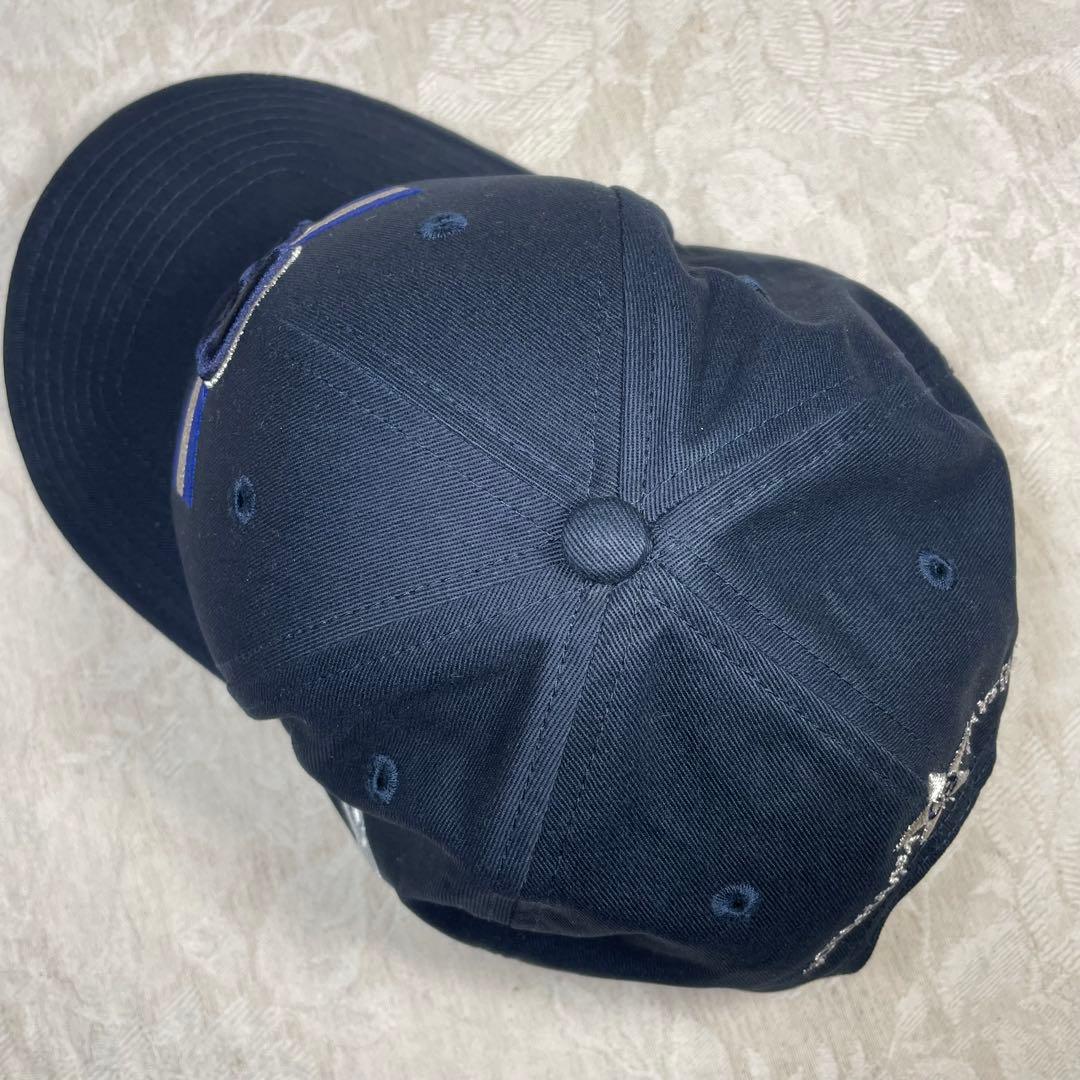 横浜ベイスターズ NEW ERA キャップ 旧ロゴ β ベータ 09 紺