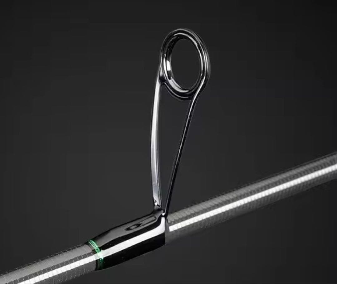 超軽量　カーボンロッド　スピニングロッド　S602L バスロッド　ウッドグリップ