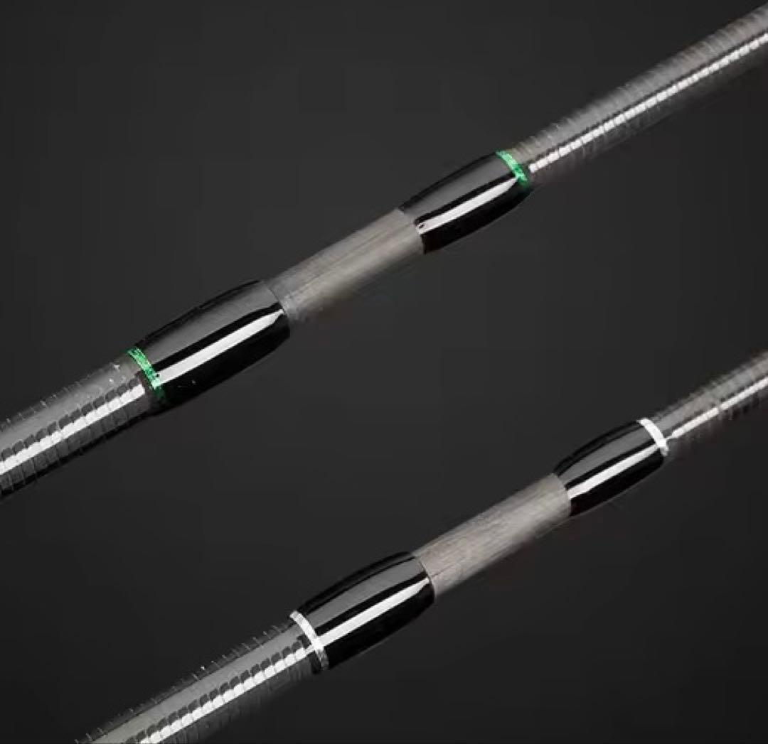 超軽量　カーボンロッド　スピニングロッド　S602L バスロッド　ウッドグリップ