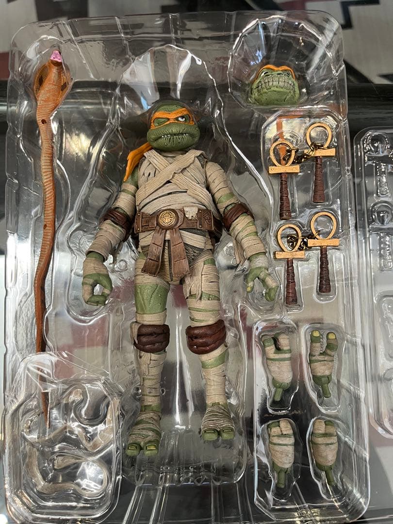 NECA タートルズ　ユニバーサルモンスター　豆魚雷正規品　4体セット　開封品