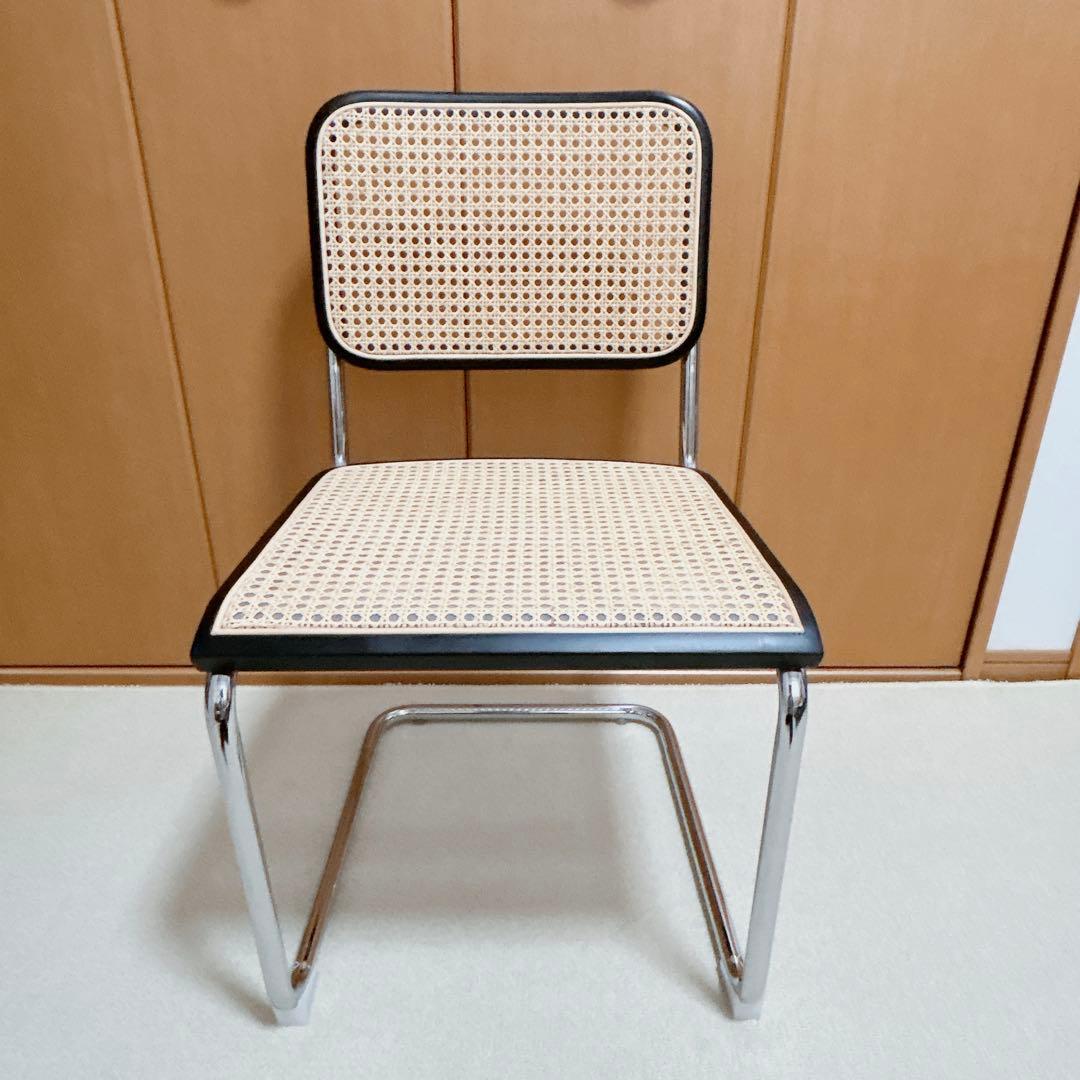 ●美品【チェスカチェア】●マルセル・ブロイヤー　リプロダクト品　名作チェア